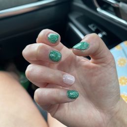 Polish is everywhere. This is definitely not blue.