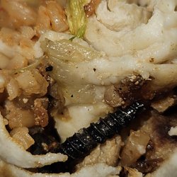 Taqueria Los Arcos - Burrito with a surprise.