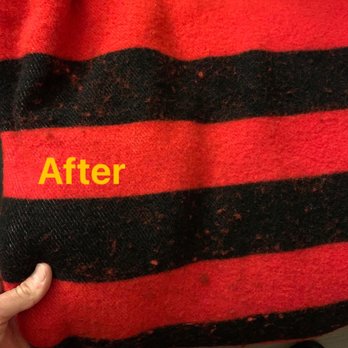 Ocean State Laundry - After photo: Wool blanket. - Laundry Services Near Me - Middletown, Rhode Island