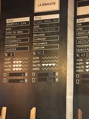 Menu photo 2 Space factory Craft Beer Bordeaux, 33 Menu photo 2 Space factory Craft Beer Bordeaux, 33
