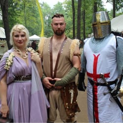 The Olde World Village - Me and a few Faire regulars posing.