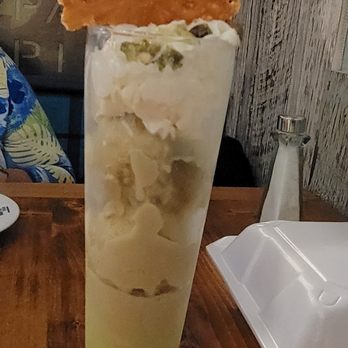 Simply Capri - Pistachio gelato with pistachio cream, whipped cream and a vanilla pitzelle - Italian Near Me - Winter Garden, Florida Simply Capri - Pistachio gelato with pistachio cream, whipped cream and a vanilla pitzelle - Italian Near Me - Winter Garden, Florida
