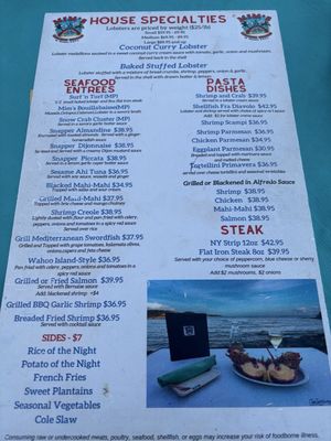 Menu photo 3 Mim's Seaside Bistro St Thomas, VI