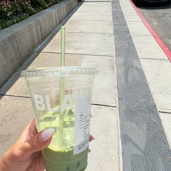 Blank Street Coffee - Iced Blueberry Matcha - Coffee & Tea Near Me - Boston, Massachusetts