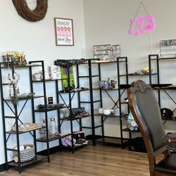 910 Coffee - A small area full of Merch you can purchase