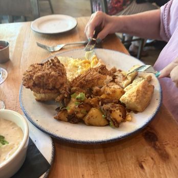 Jack Allen's Kitchen - Biscuits and gravy with 2 eggs - American Near Me - Austin, Texas Jack Allen's Kitchen - Biscuits and gravy with 2 eggs - American Near Me - Austin, Texas