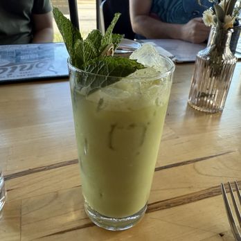 Nonic Restaurant & Rooftop Bar - Can't remember the cocktail, but it's the coconut, pineapple, lime, and mint one with no alcohol - Beer Bar Near Me - Columbus, Georgia Nonic Restaurant & Rooftop Bar - Can't remember the cocktail, but it's the coconut, pineapple, lime, and mint one with no alcohol - Beer Bar Near Me - Columbus, Georgia