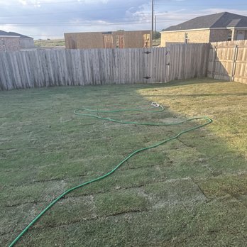 Limitless Hardscapes - This is the after! Pictured approximately 45 minutes after they finished laying the sod. - Landscaping Near Me