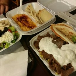 a variety of food items