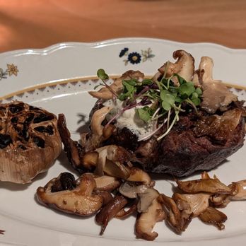 The Fountain Room - Wagyu steak with mushroom addon. I do wish the mushrooms were more "caramelized", since that's how they are written on the menu. - Seafood Near Me - Indianapolis, Indiana The Fountain Room - Wagyu steak with mushroom addon. I do wish the mushrooms were more "caramelized", since that's how they are written on the menu. - Seafood Near Me - Indianapolis, Indiana
