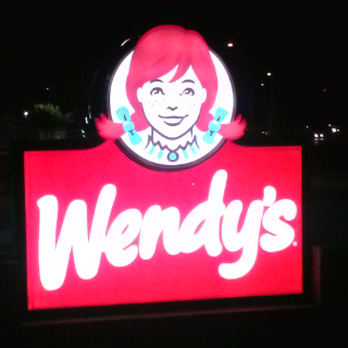 Wendy's - Outdoor signage at night - Fast Food Near Me - Sacramento, California Wendy's - Outdoor signage at night - Fast Food Near Me - Sacramento, California