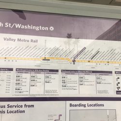 Valley Metro Light Rail - 44th Street Station - Train Information