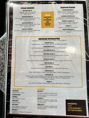 Menu photo 2 Don Reyes Airport Cafe Hesperia, CA