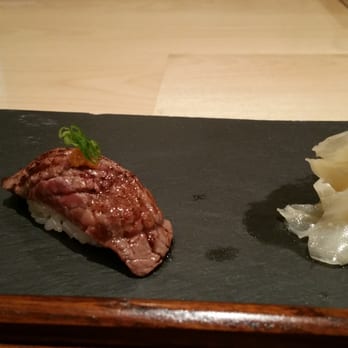 Gintei - Wagyu beef sushi!! Way bomb. $16 for 2 pieces. - Japanese Near Me - San Bruno, California Gintei - Wagyu beef sushi!! Way bomb. $16 for 2 pieces. - Japanese Near Me - San Bruno, California