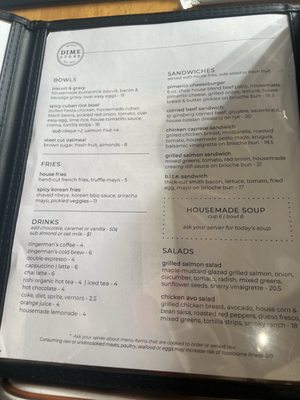 Menu photo 3 Dime Store Detroit, MI Menu photo 3 Dime Store Detroit, MI
