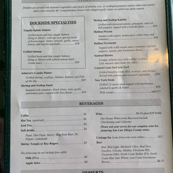 Tognazzini's Dockside - Seafood Near Me - Morro Bay, California