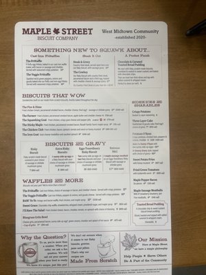 Menu photo 6 Maple Street Biscuit Company Atlanta, GA Menu photo 6 Maple Street Biscuit Company Atlanta, GA