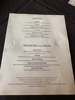 Menu photo 2 HOBNOB Racine, WI Menu photo 2 HOBNOB Racine, WI