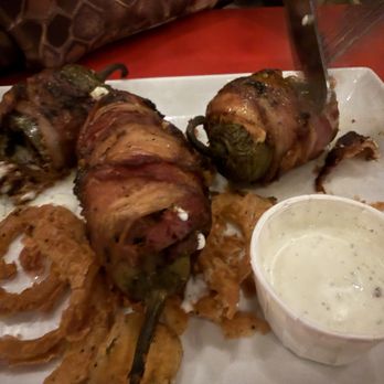 Wolf Pack Woodfired Tavern - Stuffed jalapeños (Texas Sparklers or something like that) - American Near Me - Sealy, Texas Wolf Pack Woodfired Tavern - Stuffed jalapeños (Texas Sparklers or something like that) - American Near Me - Sealy, Texas