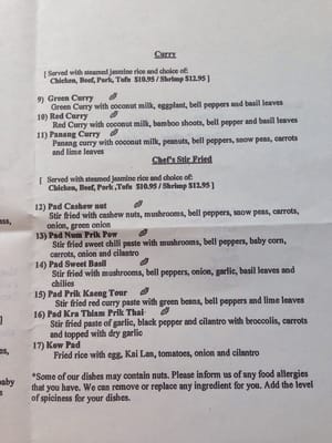 Menu photo 3 Kaengthai Bistro Edmonton, AB Menu photo 3 Kaengthai Bistro Edmonton, AB