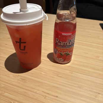 Kyuramen - Strawberry with yogurt and Strawberry Ramune - Ramen Near Me - Henderson, Nevada