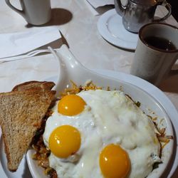 Big Apple Family Restaurant - Chorizo Skillet breakfast on special today.