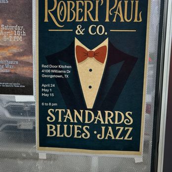 The Red Door Kitchen - Live music! I got to see this, and have some Italian wine! - Sandwiches Near Me - Georgetown, Texas
