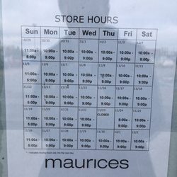 Holiday hours / closed thanksgiving