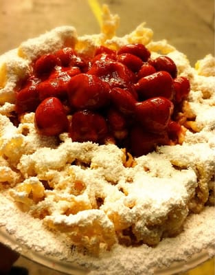 Log Ride Funnel Cake by null