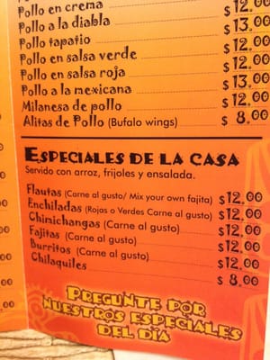 Menu photo 4 Tacos Picantes Spring Valley, NY