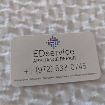 ED Service - Appliances & Repair Near Me - Plano, Texas