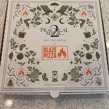 Blaze Pizza - Practical magic 2 collab pizza box - Pizza Near Me - Land O' Lakes, Florida Blaze Pizza - Practical magic 2 collab pizza box - Pizza Near Me - Land O' Lakes, Florida