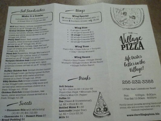 Menu photo 4 Village Pizza Athens, AL Menu photo 4 Village Pizza Athens, AL