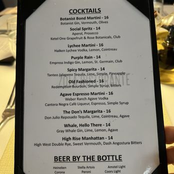 Zola Ristorante - Cocktail menu - Italian Near Me - randolph, New Jersey
