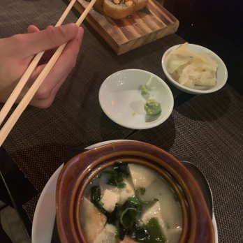 Pubbelly Sushi Brickell - French onion miso soup - Sushi Bars Near Me - Miami, Florida Pubbelly Sushi Brickell - French onion miso soup - Sushi Bars Near Me - Miami, Florida