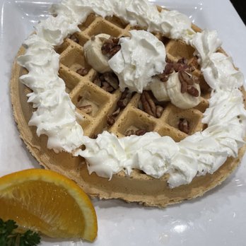 Keke's Breakfast Cafe - Banana Nut Waffle - Breakfast & Brunch Near Me - Fort Myers, Florida Keke's Breakfast Cafe - Banana Nut Waffle - Breakfast & Brunch Near Me - Fort Myers, Florida