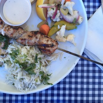 Kanella - Pork kebab platter ($14) - Mediterranean Near Me - Philadelphia, Pennsylvania Kanella - Pork kebab platter ($14) - Mediterranean Near Me - Philadelphia, Pennsylvania