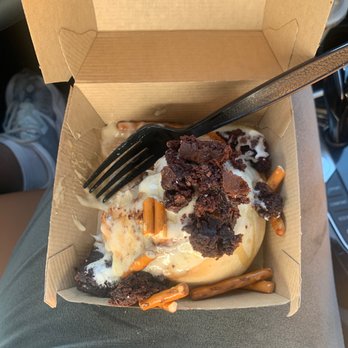 Cinnaholic - Salted Caramel Roll (seasonal) - Desserts Near Me - Atlanta, Georgia Cinnaholic - Salted Caramel Roll (seasonal) - Desserts Near Me - Atlanta, Georgia