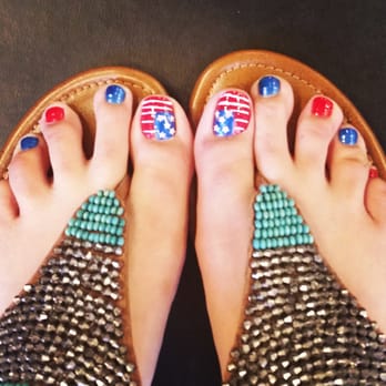 Creative Nails and Spa - My 4th of July nails! - Nail Salons Near Me - Seattle, Washington Creative Nails and Spa - My 4th of July nails! - Nail Salons Near Me - Seattle, Washington