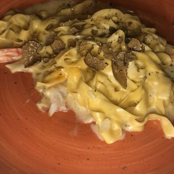 Bond 45 - Alfredo with black truffles and shrimp - Italian Near Me - New York, New York