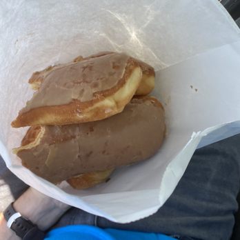 The Donut Center - two donuts in a paper bag - Donuts Near Me - Lakewood, California The Donut Center - two donuts in a paper bag - Donuts Near Me - Lakewood, California
