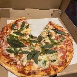 Margarita Pizza with pepperoni Margarita Pizza with pepperoni