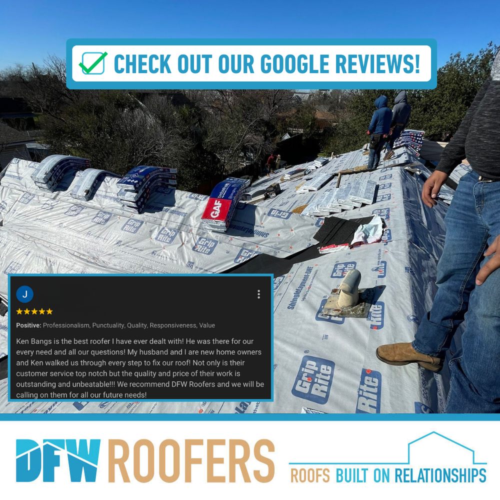 Slide of DFW Roofers