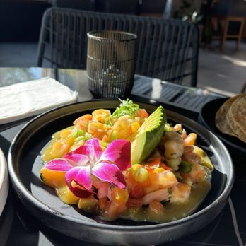 La Mala Mexican Inspired Cocktails - Mango ceviche - Cocktail Bars Near Me - Durham, North Carolina