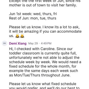 Language Garden, LLC - Request to adjust schedule - denied - Preschools Near Me - Bellevue, Washington Language Garden, LLC - Request to adjust schedule - denied - Preschools Near Me - Bellevue, Washington
