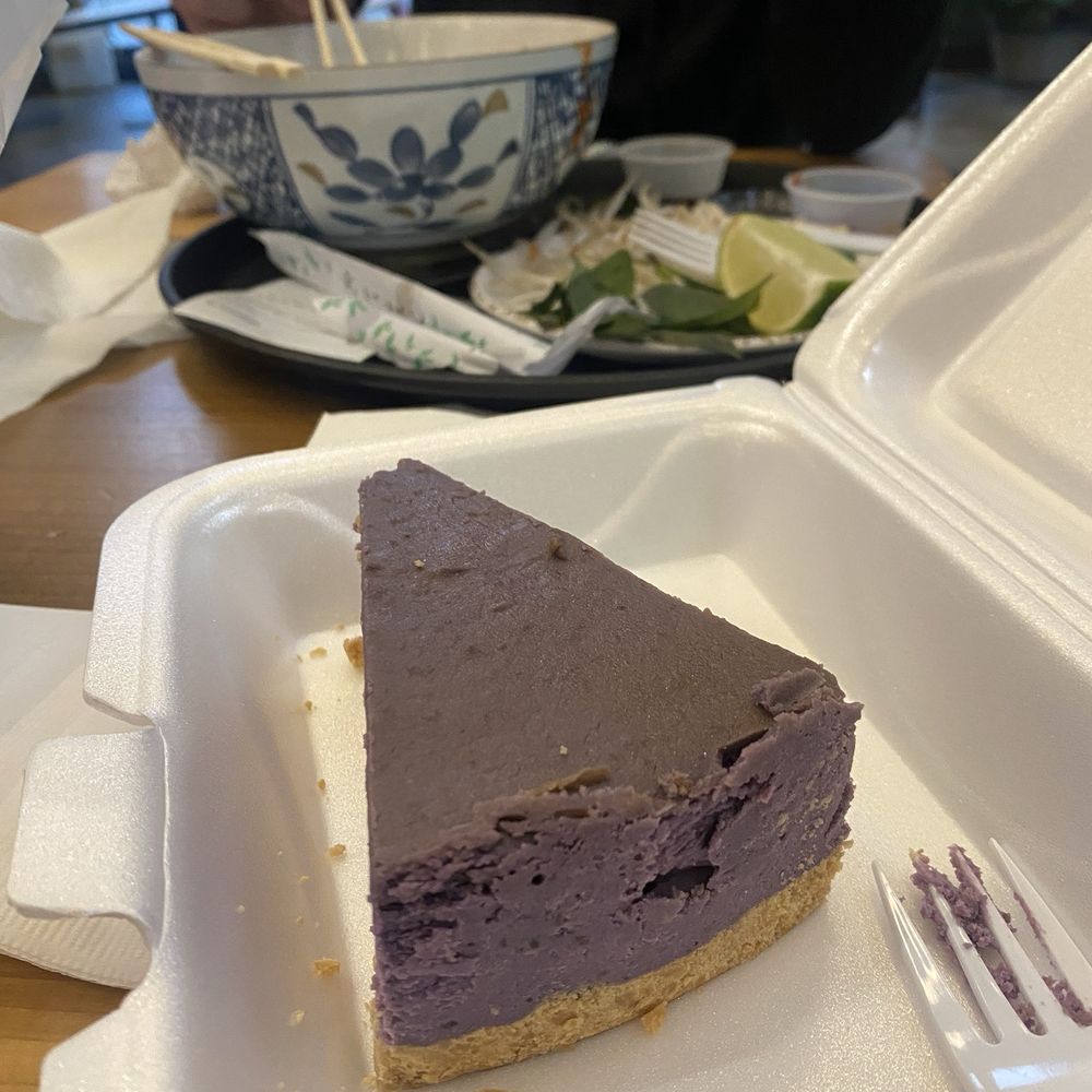 Okinawa sweet potato cheesecake