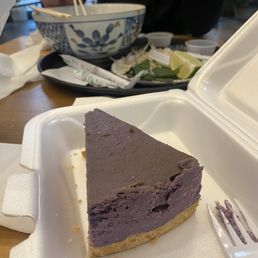 Okinawa sweet potato cheesecake