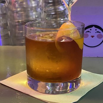 Wang Chung's - Butter Mochi Old Fashioned - Karaoke Near Me - Honolulu, Hawaii