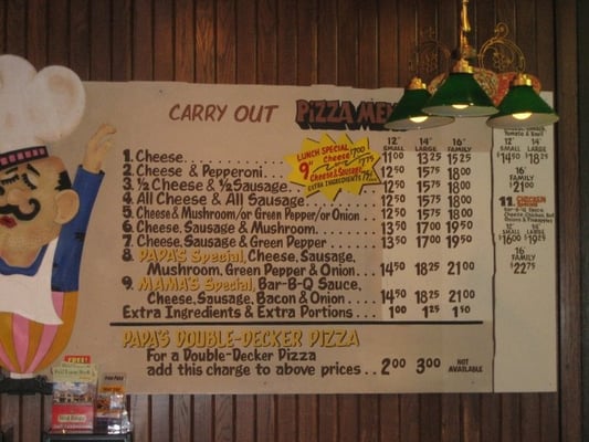 Menu photo 8 Papa's Pizza Place Woodridge, IL