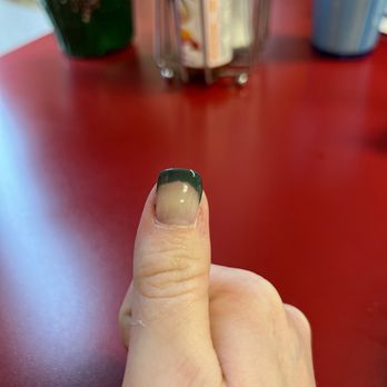 Soh Nails & Spa - Crooked placement of the French tip, uneven filing of the nail shape. - Nail Salons Near Me - Tacoma, Washington Soh Nails & Spa - Crooked placement of the French tip, uneven filing of the nail shape. - Nail Salons Near Me - Tacoma, Washington